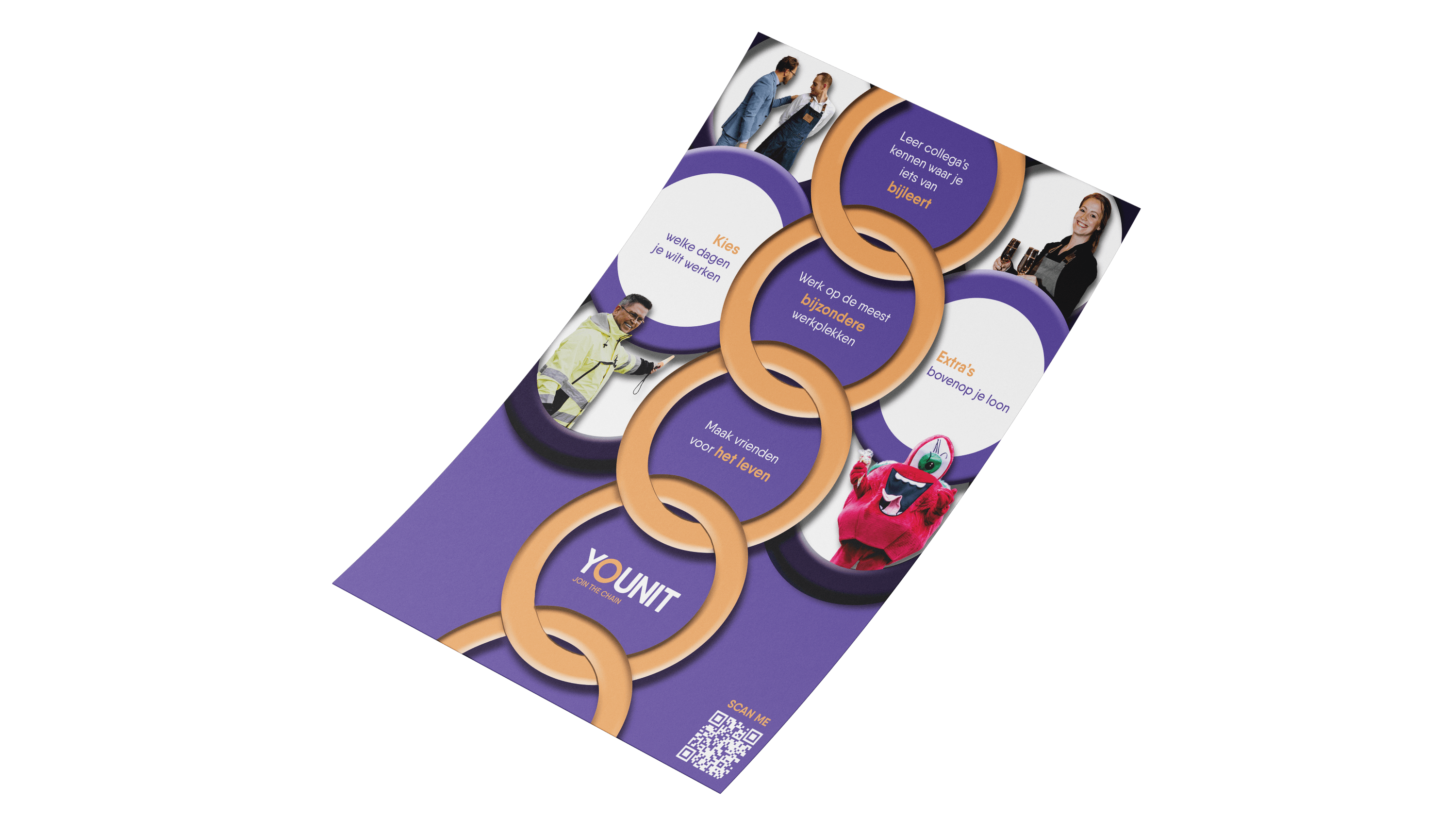 Flyer van Younit, gemaakt door Conceptic Marketing & Webdesign